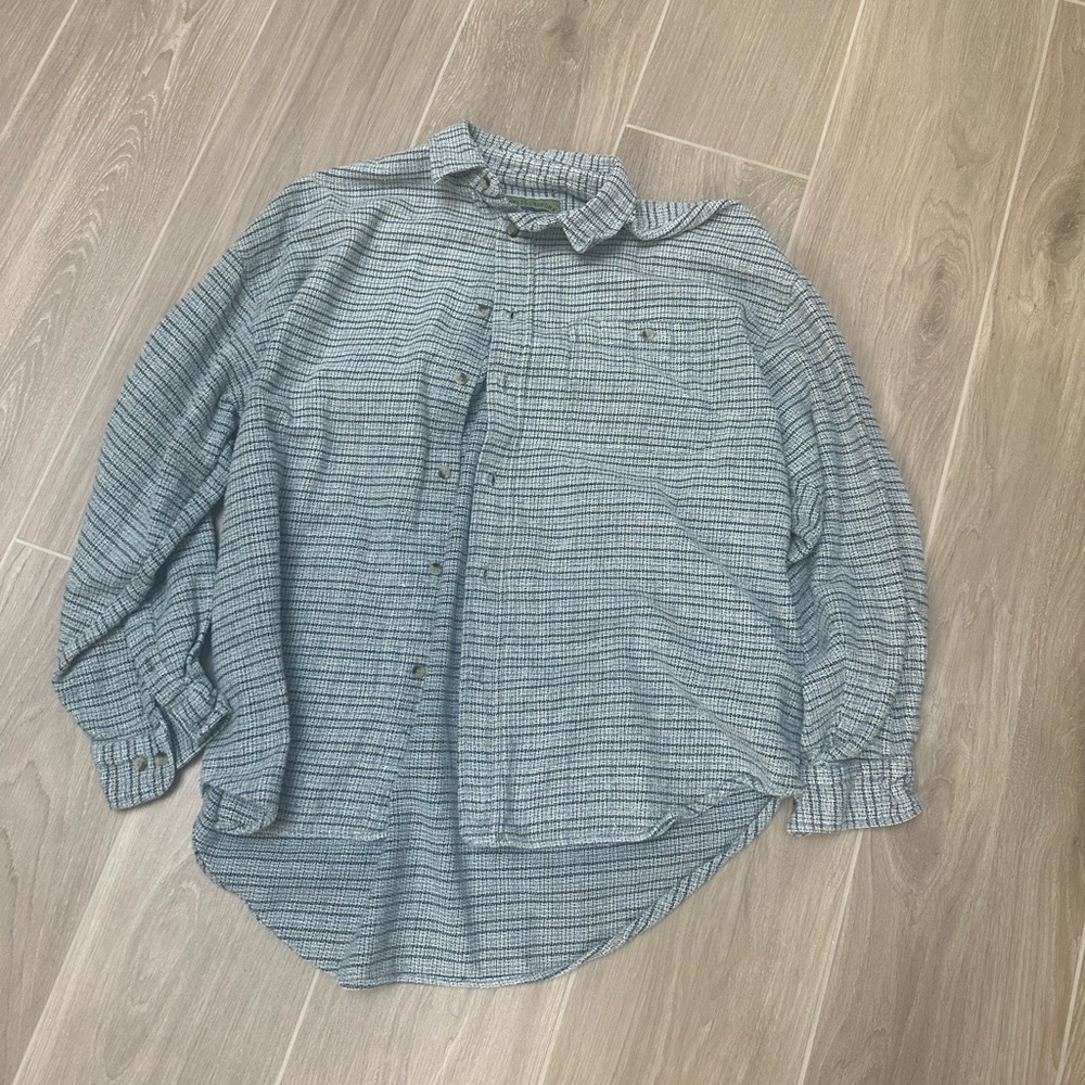 Authentic sportswear flannel shirt large